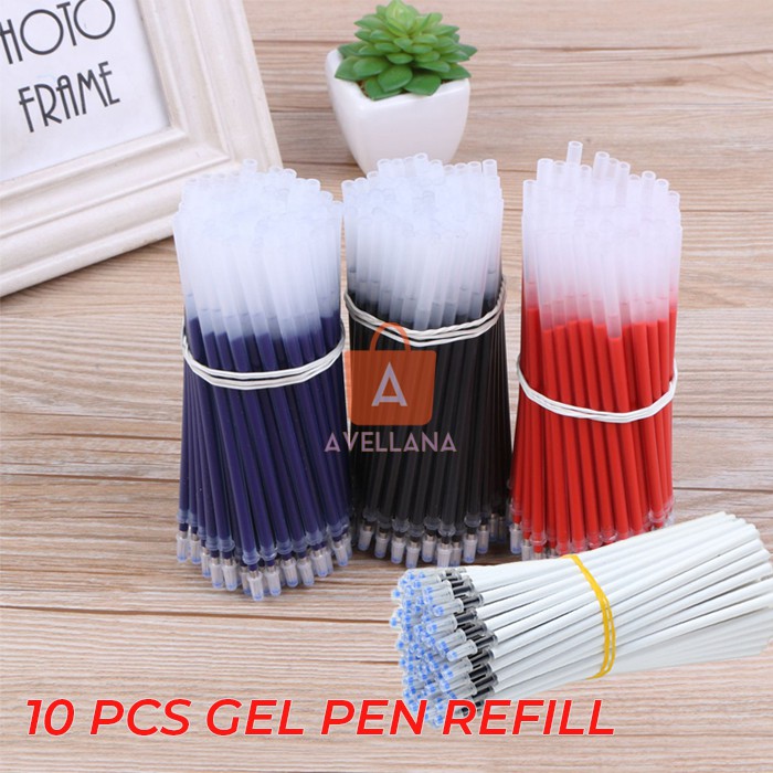 

REFILL PULPEN GEL 0.5MM 0.388MM ISI 10Pcs - ISI ULANG PULPEN PENA GEL IMPORT