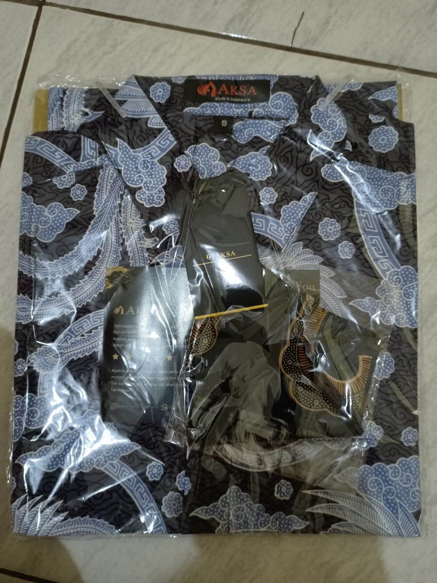 Hem Pendek Aksa Batik Melviano Gracelia