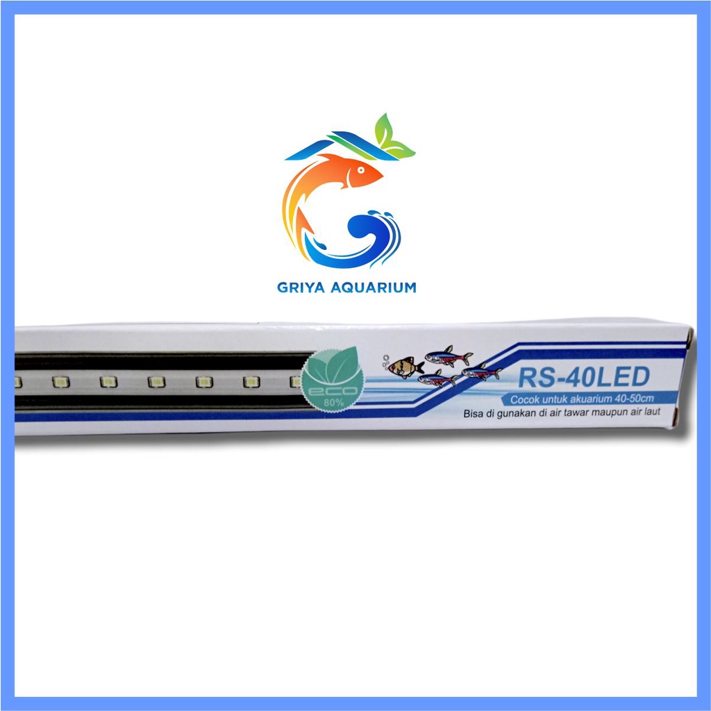 LAMPU LED AQUARIUM CELUP. ROSSTON T4 40LED