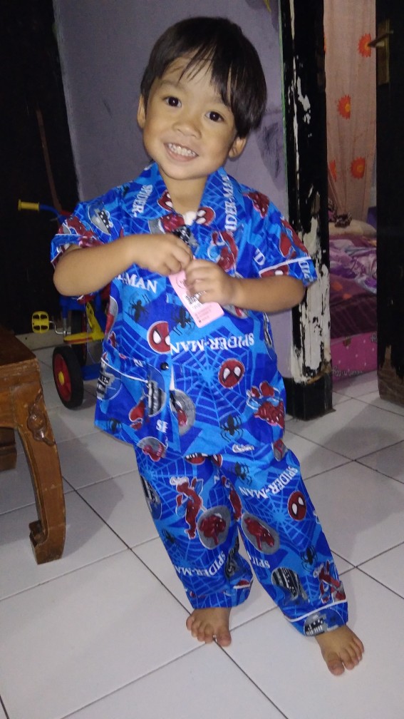 Benang Raja Piyama Anak Karakter Ukuran L Xl