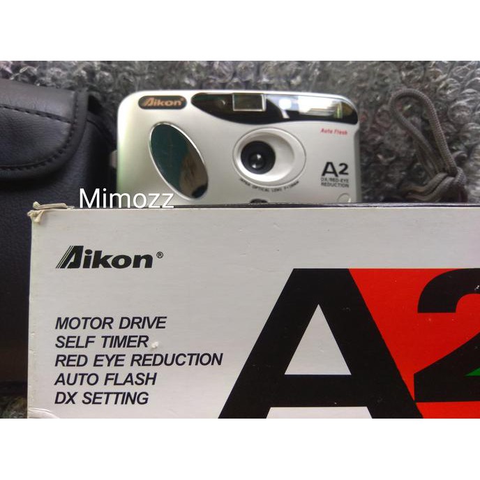 PROMO CLEARANCE SALE MOTORIZED ANALOG CAMERA AIKON A2 SELFTIMER KAMERA JADUL TERLARIS