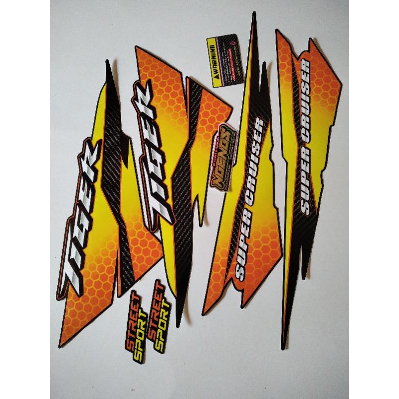 sticker/striping tiger 2000 (model strada)