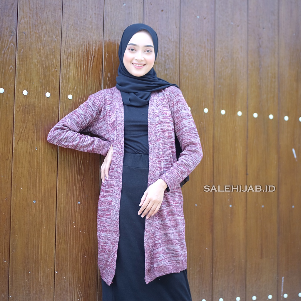 OVERSIZE CARDIGAN RAJUT TWIST PANJANG || LONG CARDI || CARDIGAN KNITWEAR TWIST PENDEK