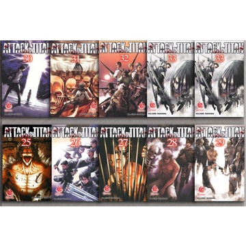 READY  KOMIK ATTACK ON TITAN 21 22 23 24 25 26 27 28 29 30 31 32 33 34 - HAJIME ISAYAMA