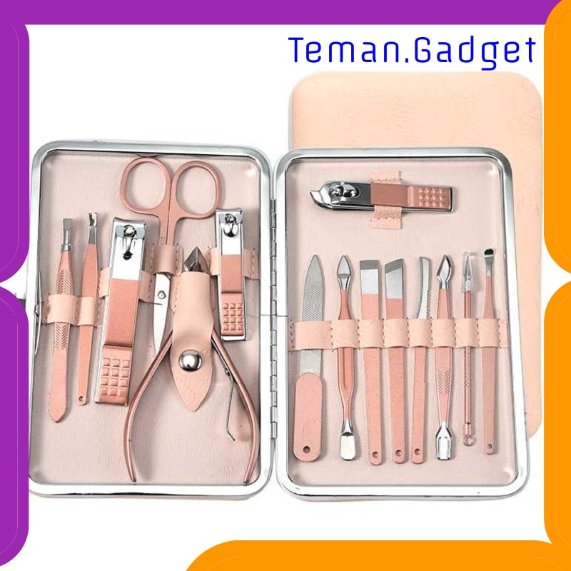 TG-FE359 KSBELLE GUNTING KUKU NAIL ART SET MANICURE PEDICURE 15 PCS - CT02