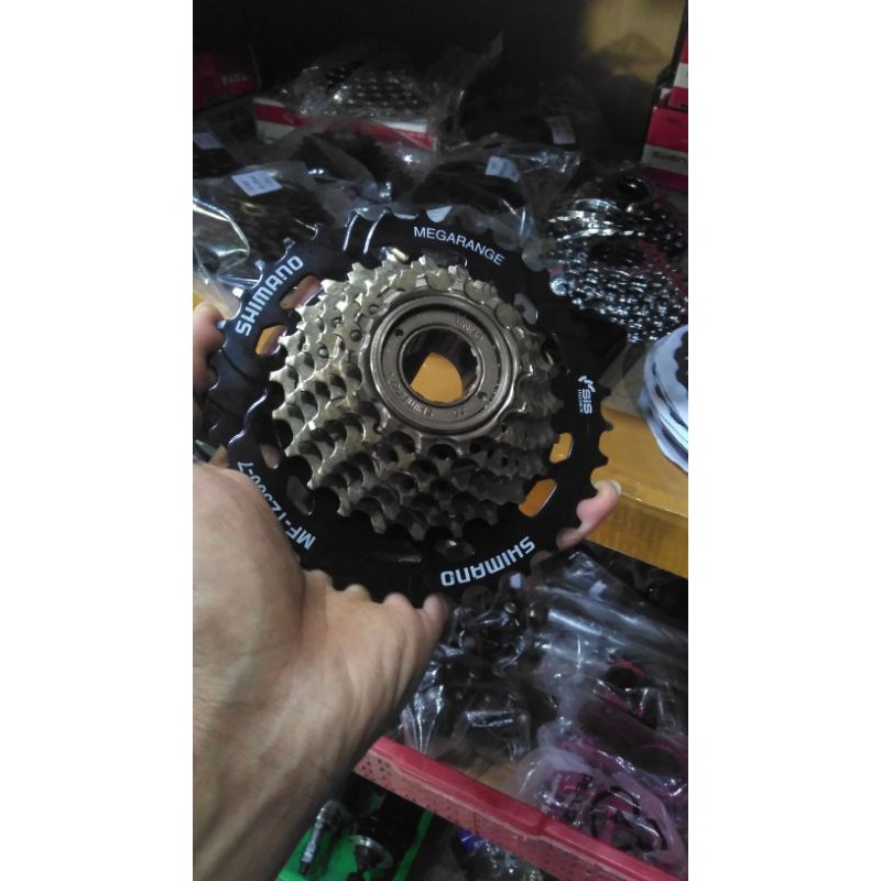 Sproket 7 speed Megarange ulir