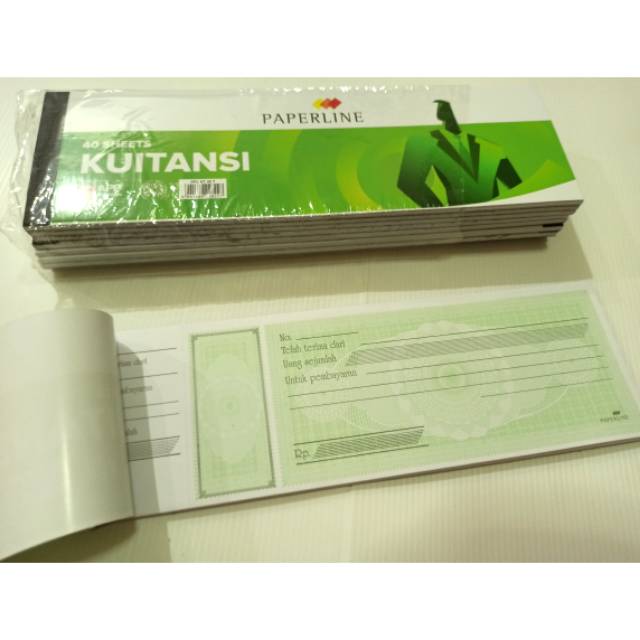 

Kuitansi tanggung paperline PPL-KT40 / buku kuitansi sedang