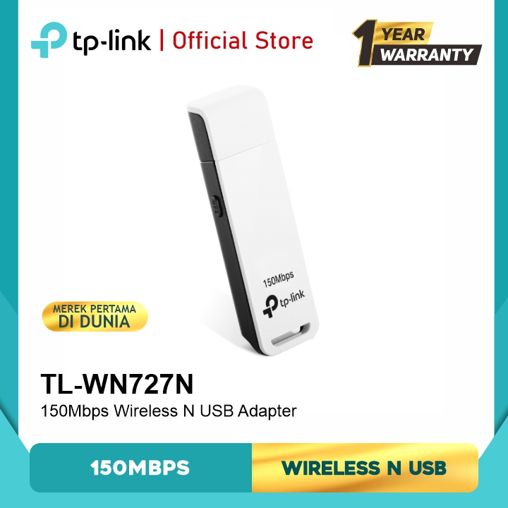 Original TP-LINK TL-WN727N 150Mbps Wireless N USB Adapter