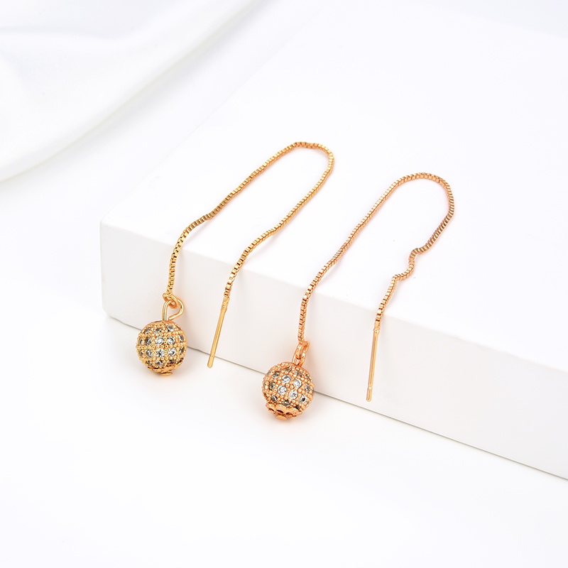 anting titanium wanita emas muda anti karat dewasa tusuk korea asli panjang dan luntur korea style selamanya dewasa 63-71e