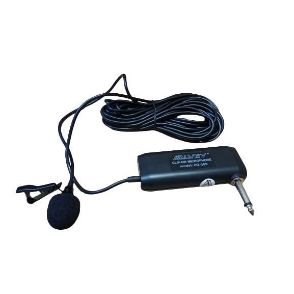 MIC KABEL KLIP ON ALVEY ZQ 360 MICROPHONE JEPIT DASI ALVEY ZQ-360