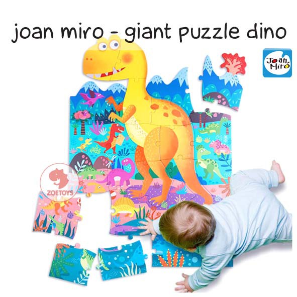 Zoetoys Joan Miro - Giant Puzzle Ocean Dino | Mainan Edukasi Anak  | Cari Kado | Cari Kado Natal