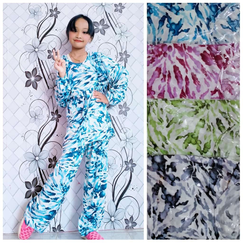 One Set Anak Tie Dye | Setelan Celana Anak | Setelan Anak | Setcel Anak