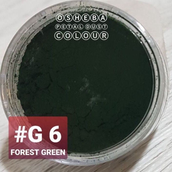 

Osheba petal dust khusus gumpaste warna forest green / hijau tua