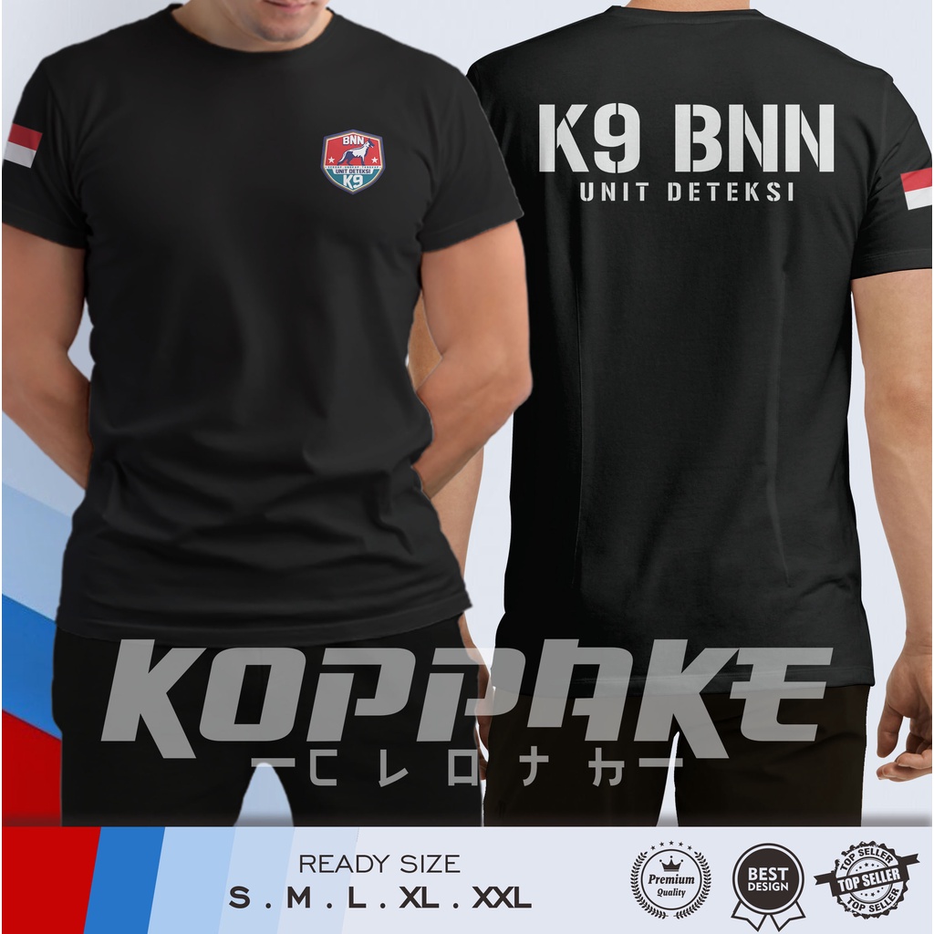 Kaos K9 BNN Unit Deteksi Baju Distro