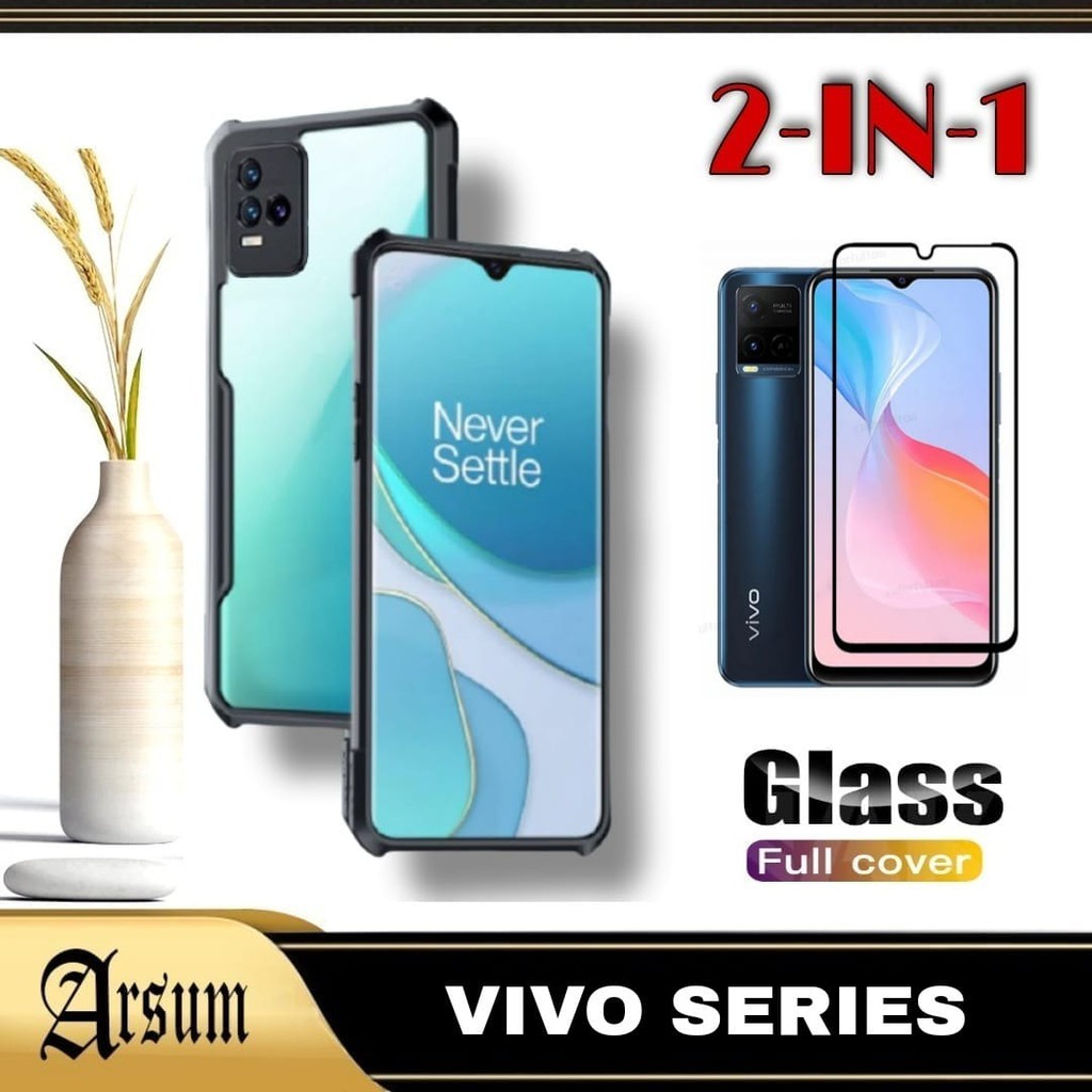 PROMO Case Hp Vivo Y21T , Y21, Y21s, Y33s, V20, V21, V21e, Y15s  Softcase Transparant Ultra Slim Sho