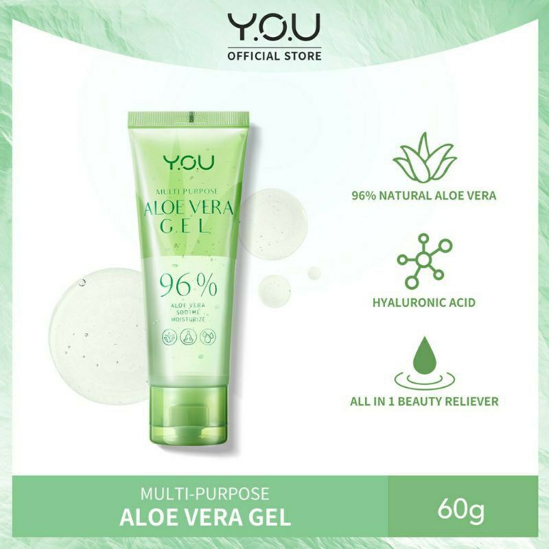 ☃️Cutezz_ching1☃️YOU Multi-Purpose Aloe Vera Gel - Pelembab