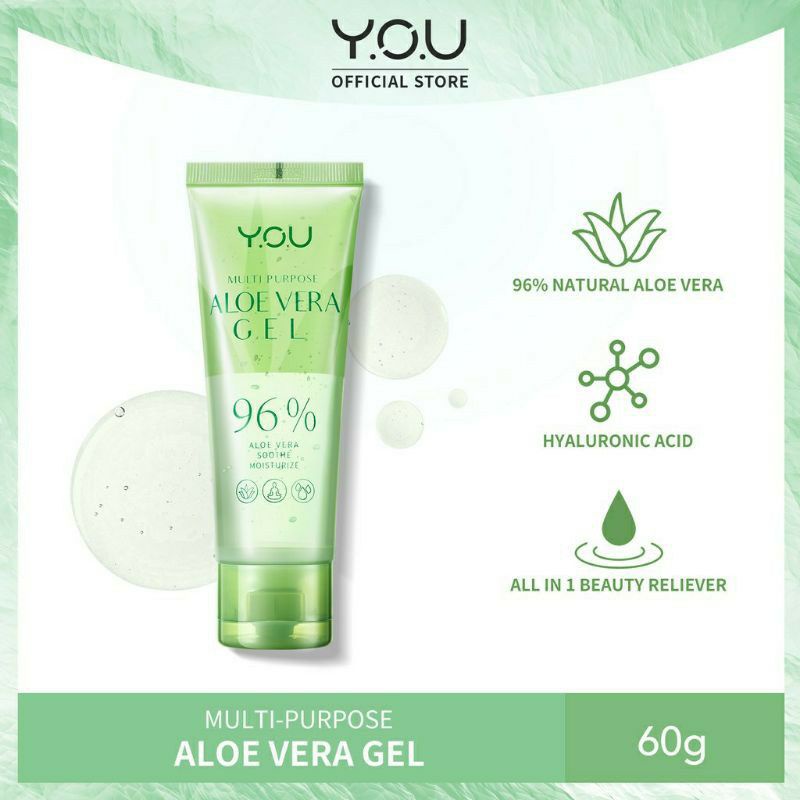 ☃️Cutezz_ching1☃️YOU Multi-Purpose Aloe Vera Gel - Pelembab