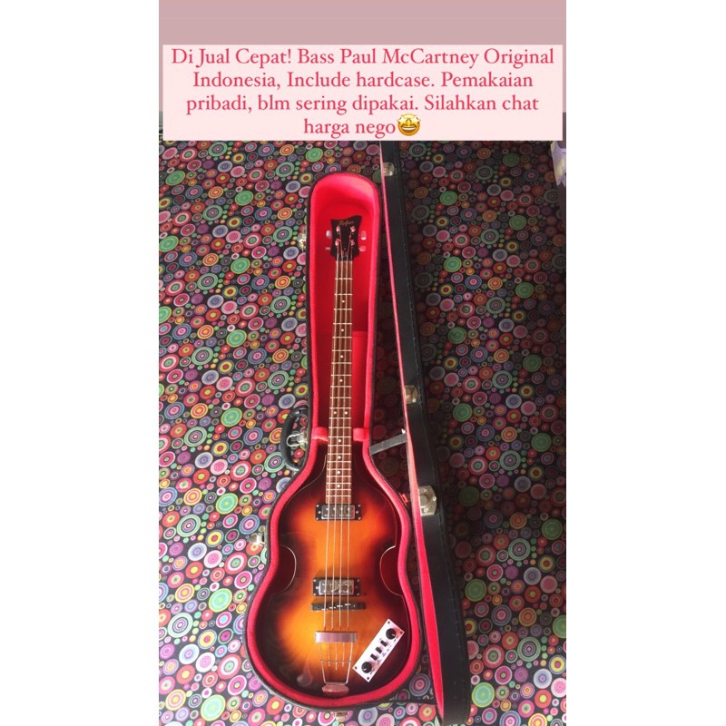 Bass Hofner Paul McCartney (bass violin) include hardcase
