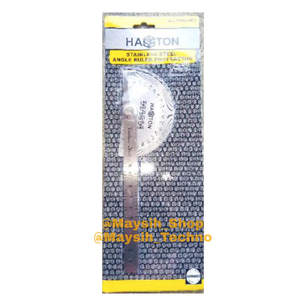 Hasston prohex Busur derajat / Penggaris / Penggaris busur / Busur penggaris / Ruler protractor