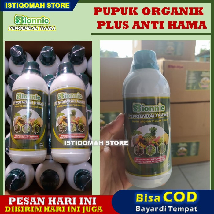 BIONNIC 500ml Pupuk Organik Pestisida Extrak Nabati Obat Hama Pembasmi Walang Sangit/Kungkang Pada Semua Tanaman - Obat Hama Walang Sangit Pada Padi Paling Ampuh - Obat Pembasmi Hama Walang Sangit Pada Tanaman Padi - Racun Hama Walang Sangit Kungkang