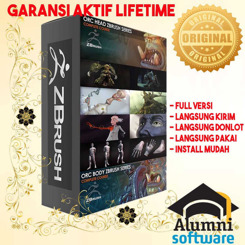 [FULL VERSION] Pixologic ZBrush 4R6 Editing Editor - GARANSI AKTIVASI