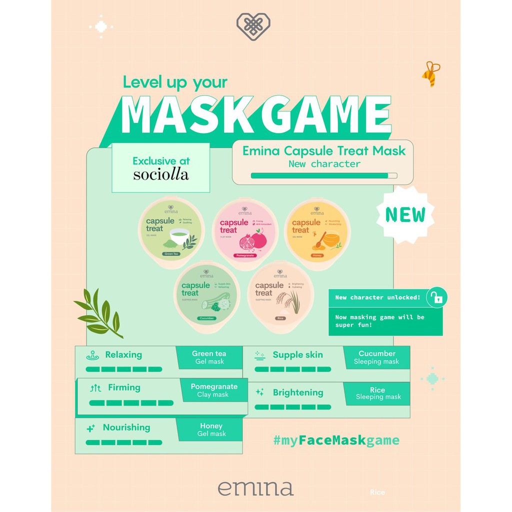 Emina Capsule Treat Sleeping Mask