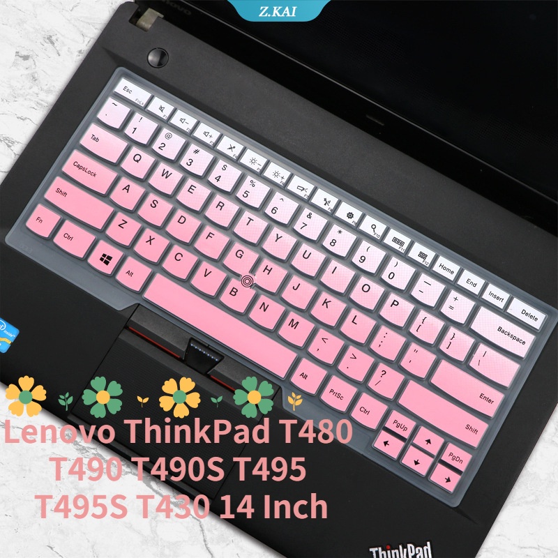 Skin Cover Pelindung Keyboard Bahan Silikon Untuk Lenovo ThinkPad T480 T490 T490S T495 T495S T430 14 Inch