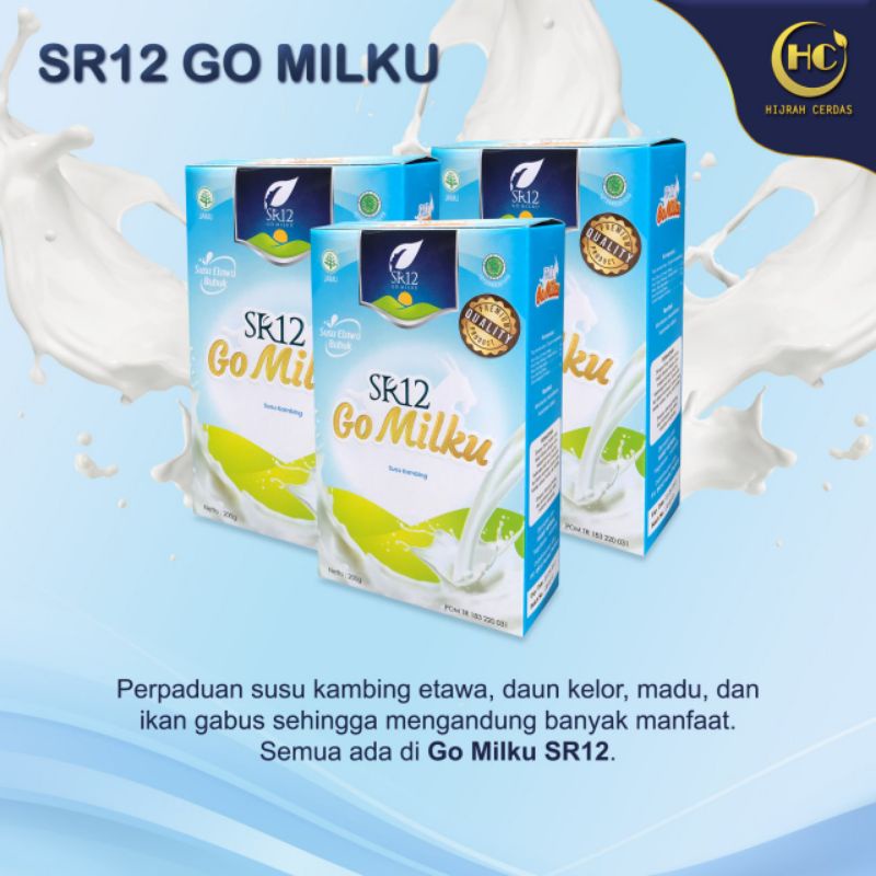 

GO MILKU SR12 SUSU KAMBING ETAWA HALAL BPOM