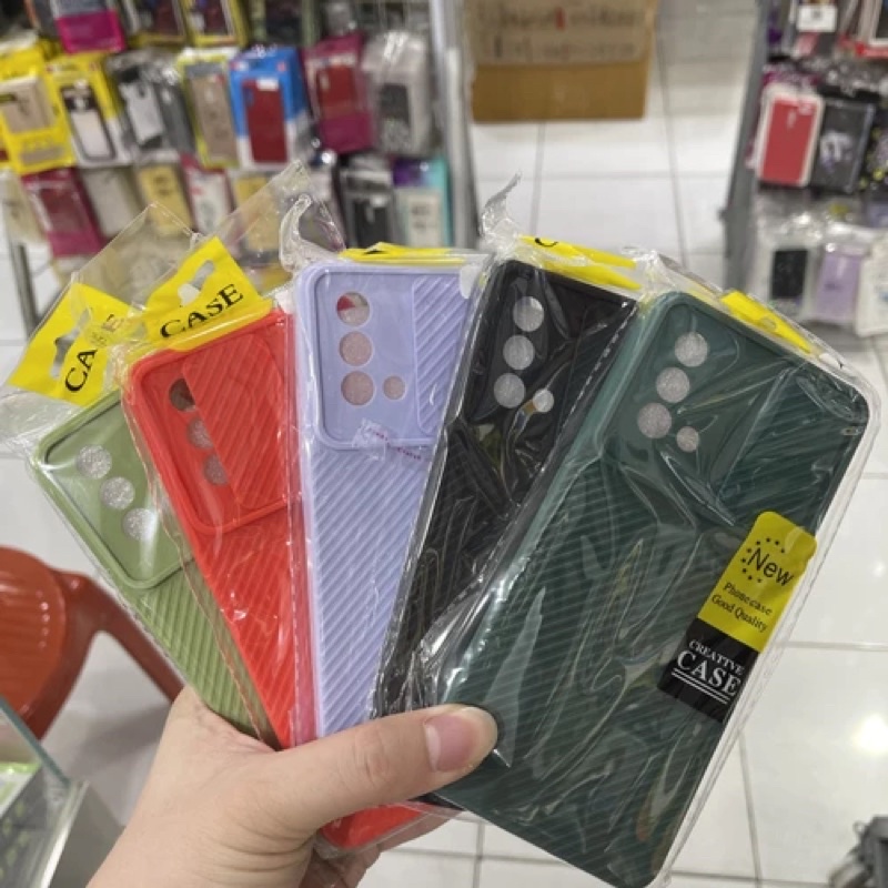 SOFTCASE CAMSHIELD SLIDE PENUTUP KAMERA BELAKANG OPPO A74 4G/A95 4G