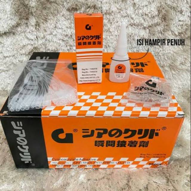 

Lem G / Lem Multifungsi / Super Glue / Lem Besi / Power Glue Ori