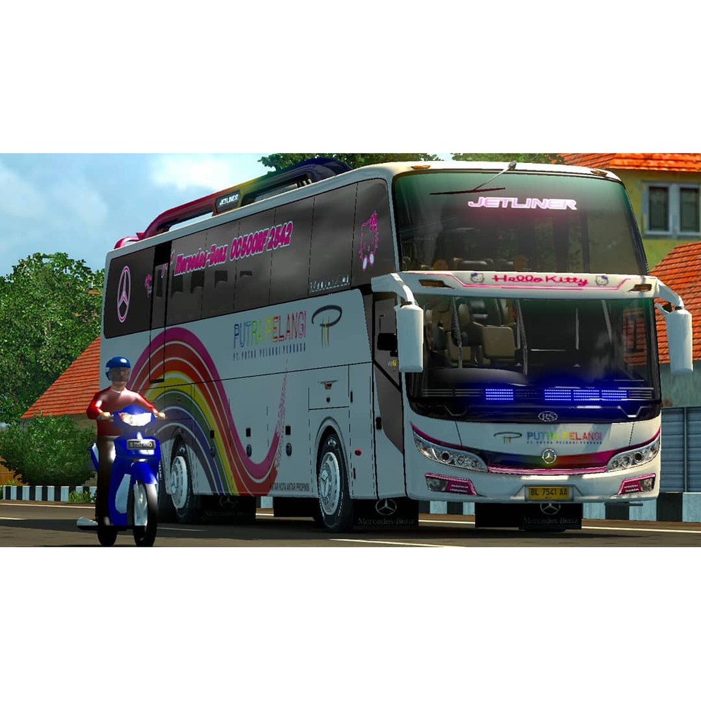 Download Mod Bussid Bus Gandeng  livery truck anti gosip