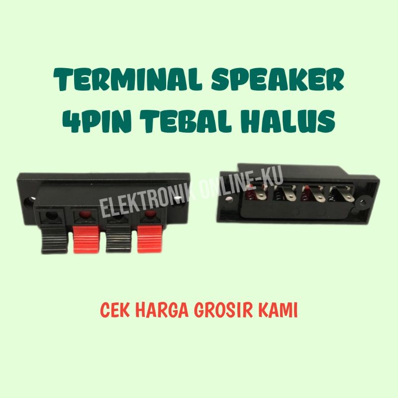 TERMINAL SPEAKER 4PIN TEBAL HALUS