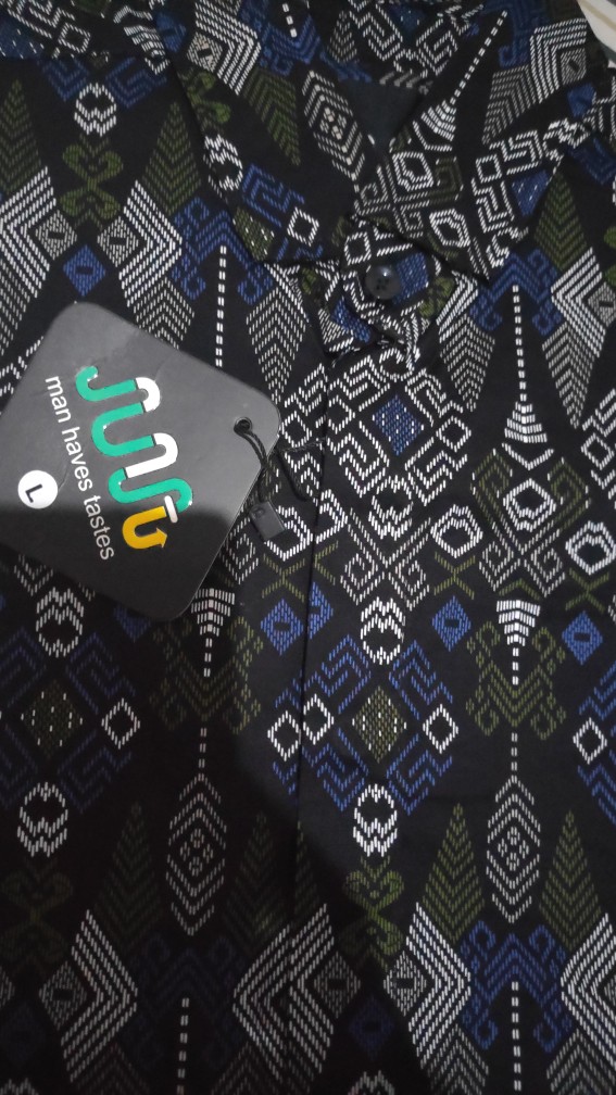 Babedo Kemeja Batik Pria Slim Fit Motif Torpedo Premium Lengan Pendek