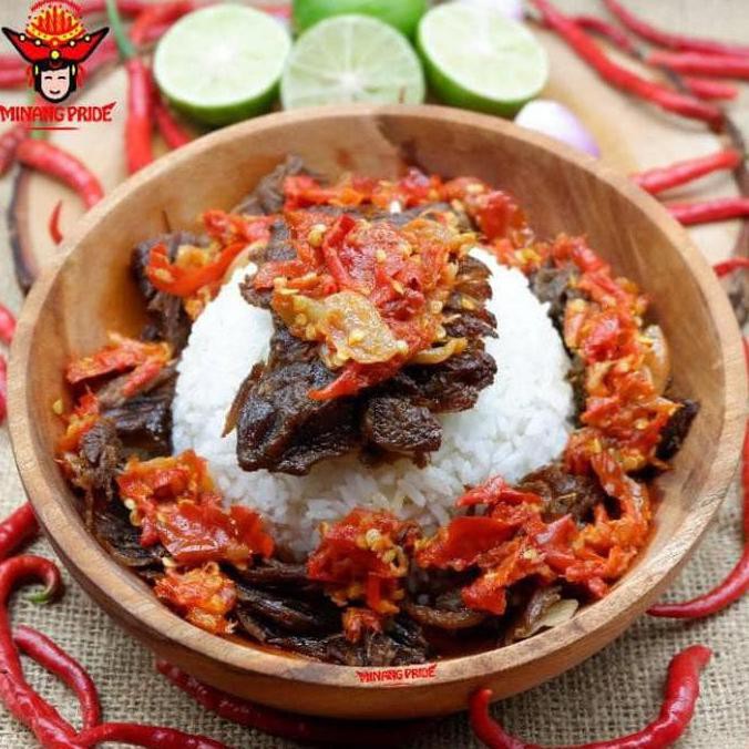 

Dijual 250Gr Dendeng Sambal Balado Minang Pride Terlaris