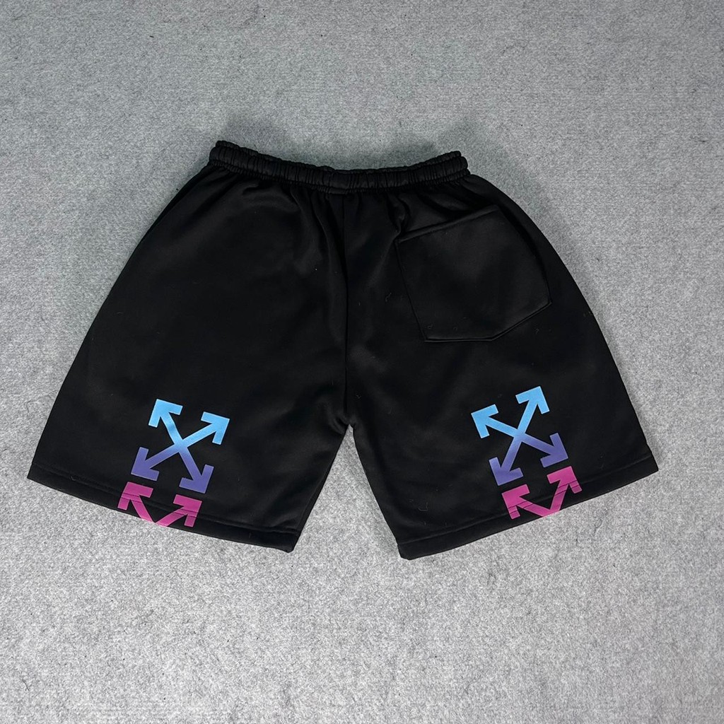 CELANA PENDEK OFF WHITE KATUN FLEECE PREMIUM