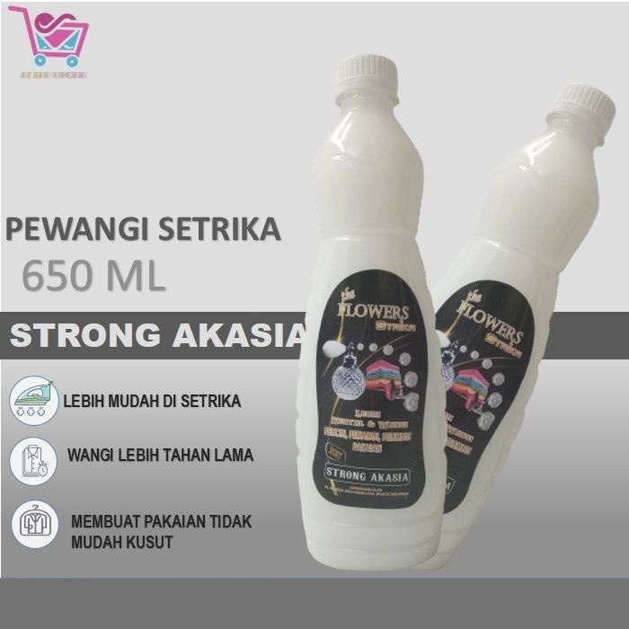 [NEW] Flower Spray Pewangi Setrika Pewangi Pakaian Murah Ukuran 650 ML  Aroma Strong Akasia
