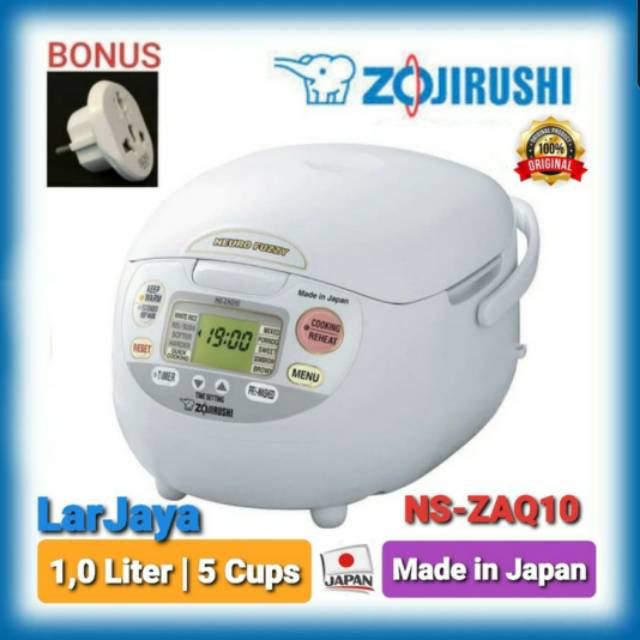 Rice Cooker Zojirushi NS-ZAQ10.WZ ( Made in Japan)