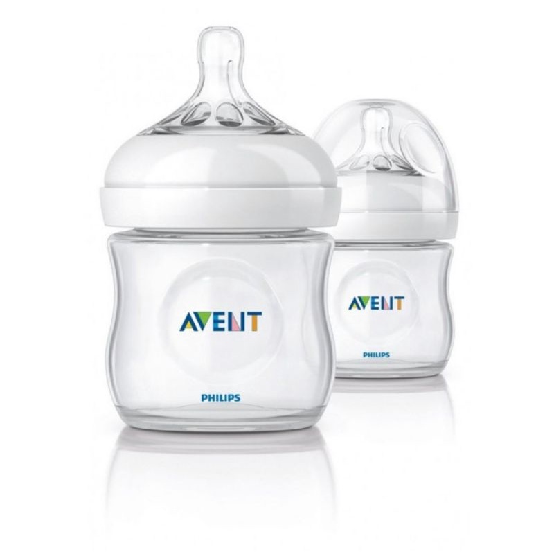 Philips Avent Natural Bottle 2.0 125 ml (4 Oz)Isi 2 Pcs/Botol Susu