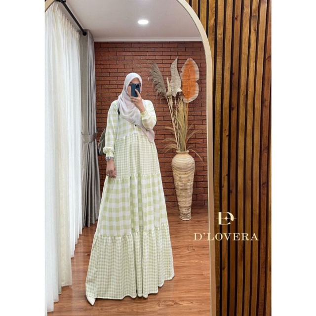 Yuki Dress by Dlovera | Dress Kotak kota | Daily dress