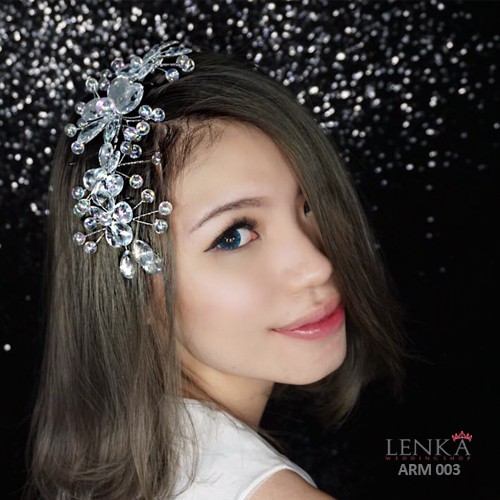 [SIAP KIRIM] HEADPIECE SANGGUL WANITA PENGANTIN AKSESORIS RAMBUT ARM003