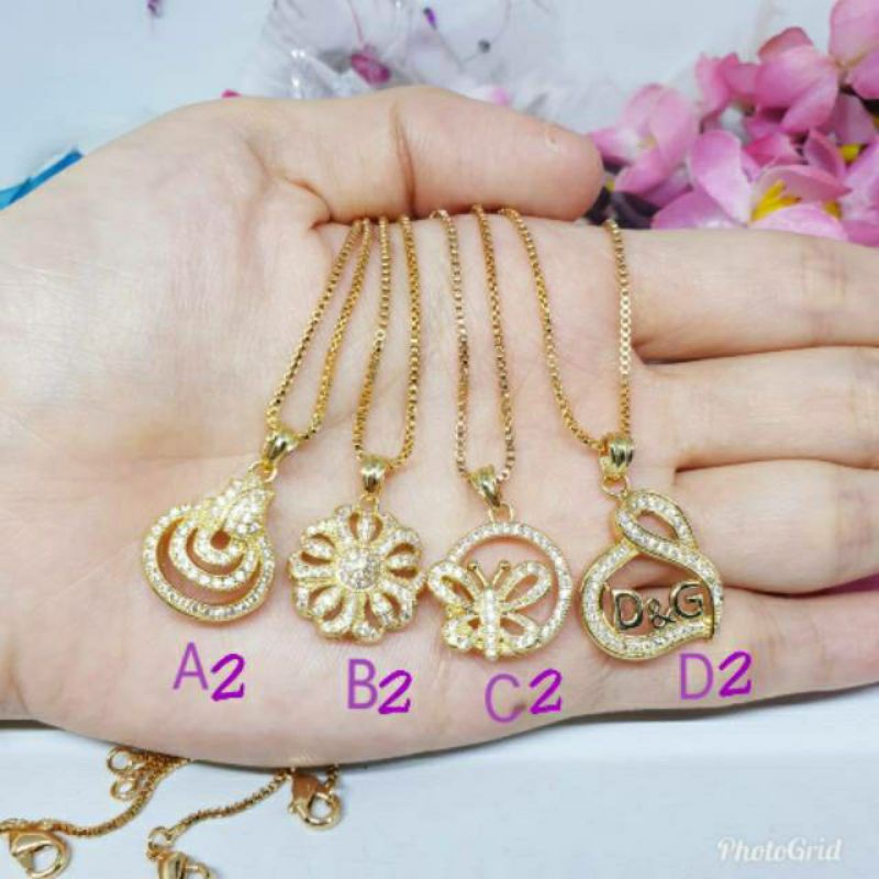 Kalung koye IMPORT permata uk45Cm ♡HIKARI♡