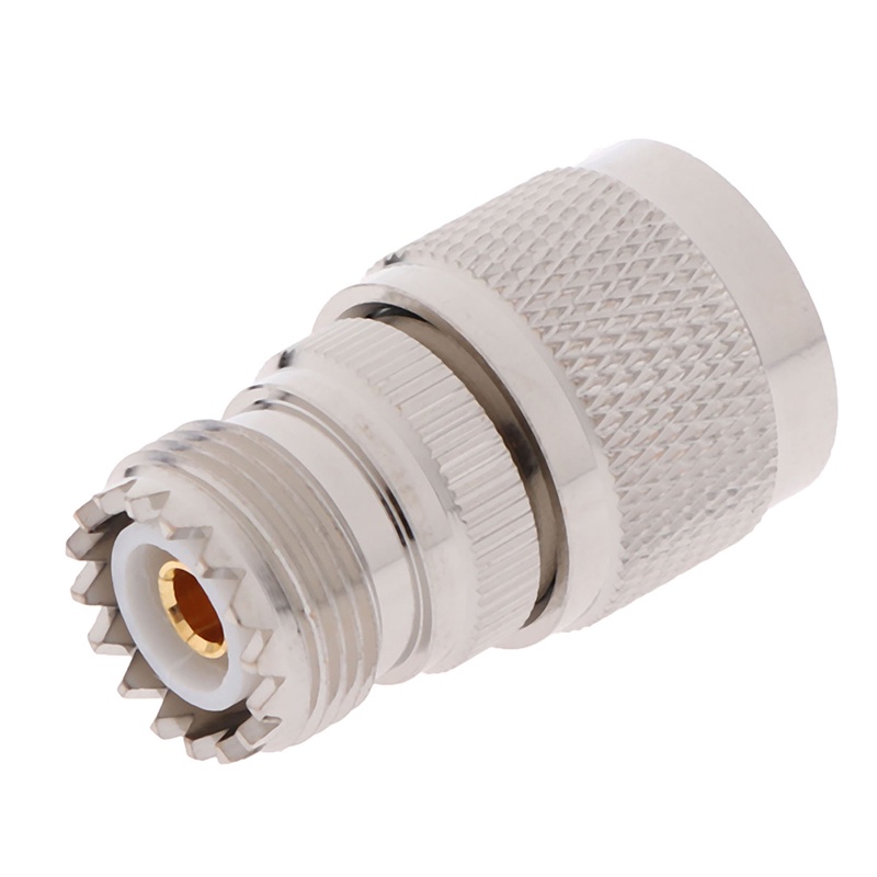 {LUCKID}1Pc N Type Male to UHF SO-239 Female Jack Straight RF Coax Adapter Connector