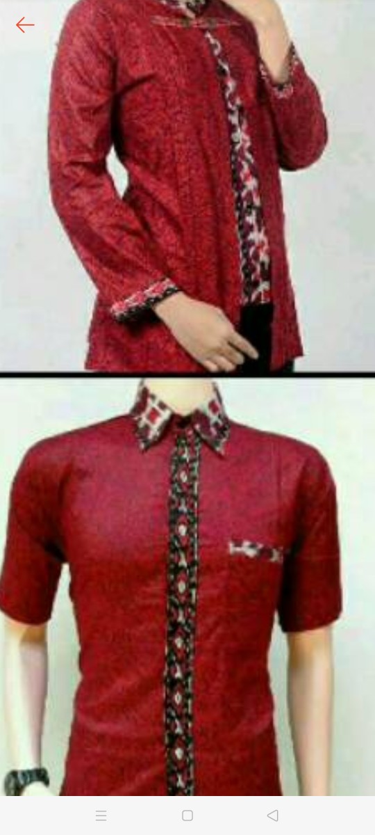 Asifa Batik Hrb026 Kenongo Kemeja Tosca Pendek Pekalongan Padi M L Xl Sogan Tulis Halus Kemeja Batik