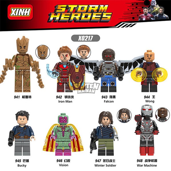 lego minifigures avengers infinity war