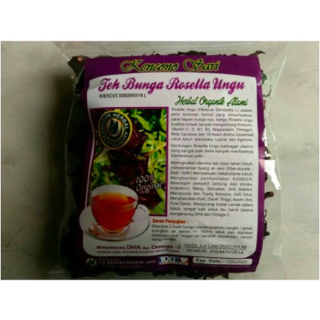 

Teh Bunga Rosela Ungu Isi 100gram