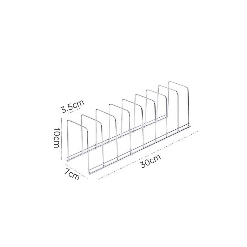 Mi.more Rak Piring Mangkuk Stainless/Dapur Organizer Rak Piring Dapur Rumah Tangga Rak Drainase Piring Memasak Pan Cover Stand Aksesoris Dapur