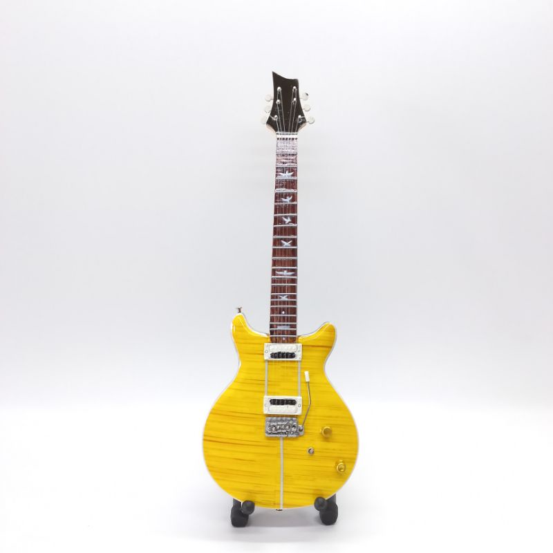miniatur gitar PRS carlos santana.pajangan.hiasan rak.dekorasi ruangan.kado.hadiah.koleksi
