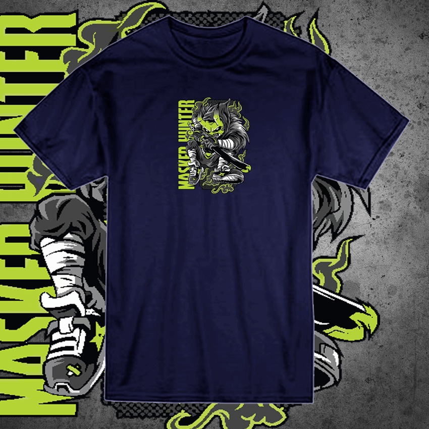 KAOS DISTRO pria terbaru''MASKER HUNTER&quot;