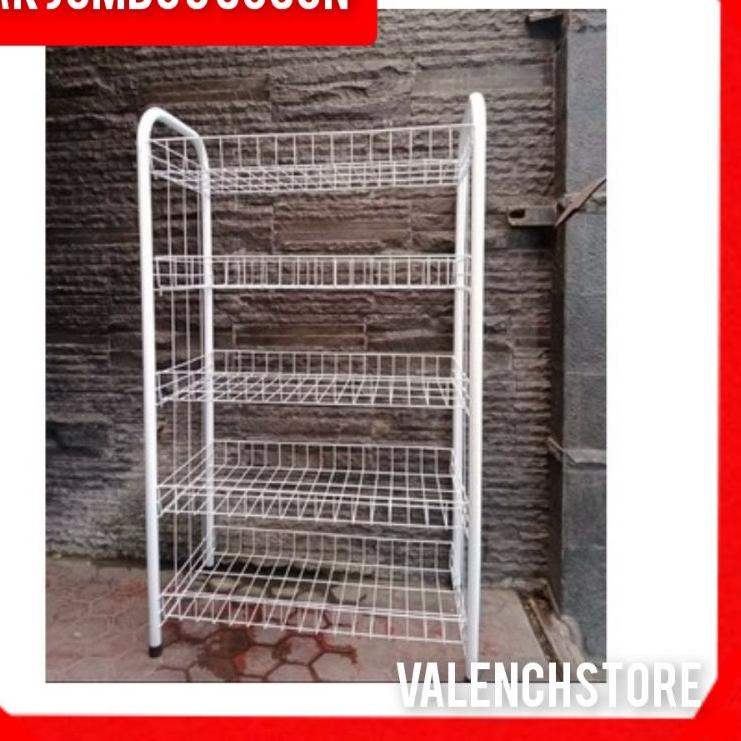 Grosir Resmi rak serbaguna 5 susun / rak chiki 5 susun / rak chiki jumbo 5 susun / rak dapur / rak j