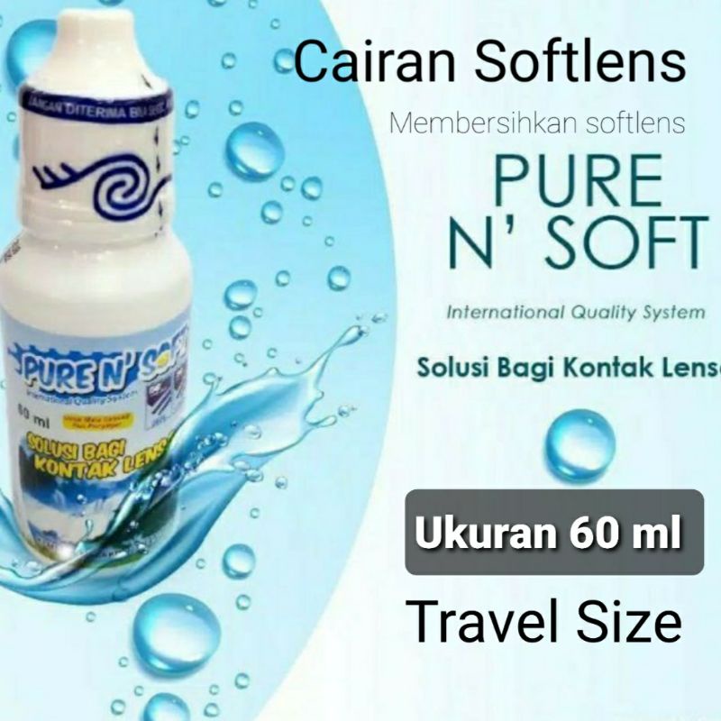 CAIRAN SOFTLENS PURE 'N SOFT. uk.60ML